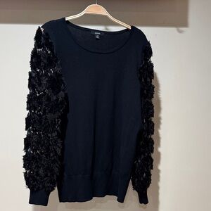 Alfani Black Knit Top